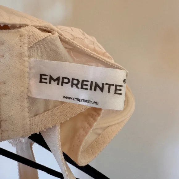 Empriente Unlined Underwire Lace Bra 30 G - Picture 4 of 6